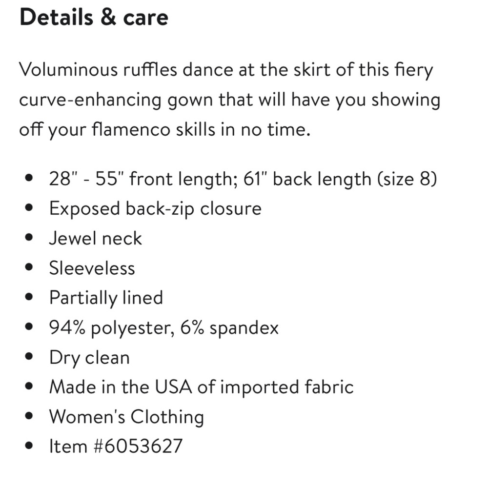 Betsy & Adam Ruffle Halter Dress - Picture 4 of 5